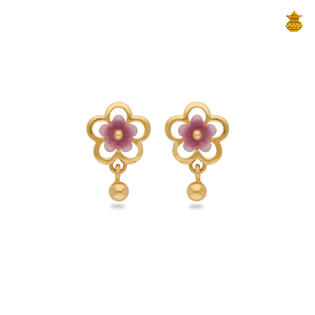 Flower Design Stud
