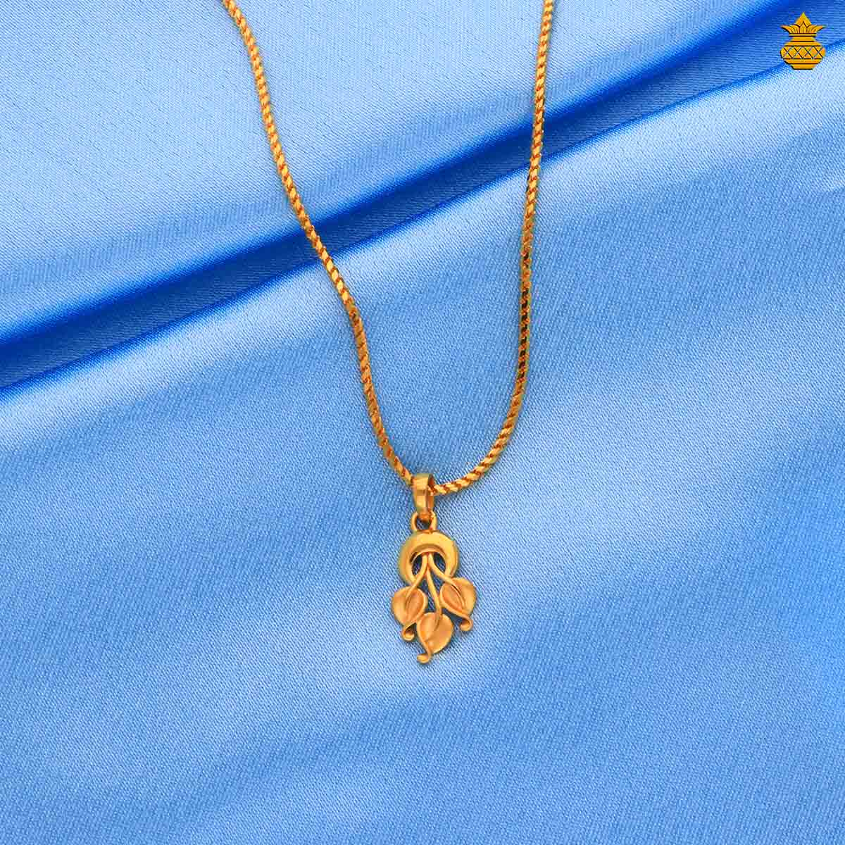 Buy Fancy Casting Pendant With Leaf Design KJS Jewellers
